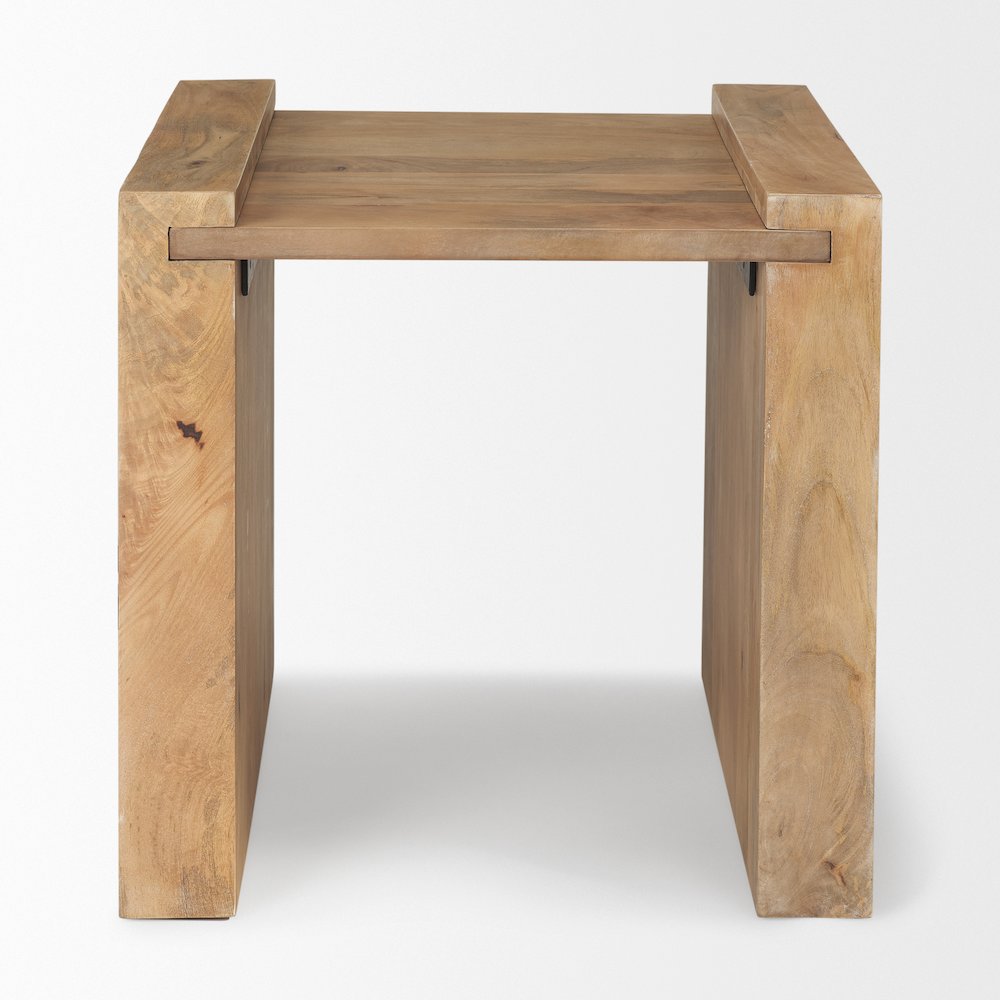Light Wood Accent Table