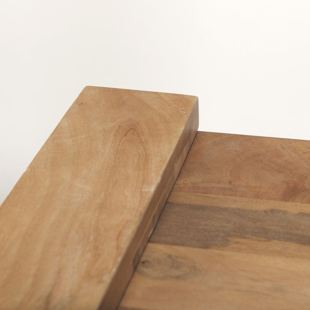 Light Wood Accent Table