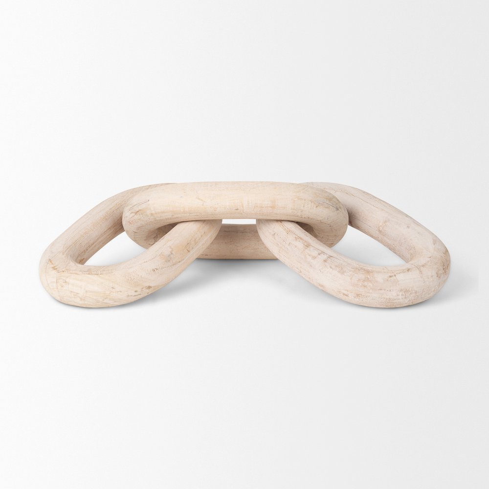 Tayla Large Blonde Wood Chain Link