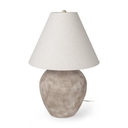 Marvin Taupe Ceramic Table Lamp