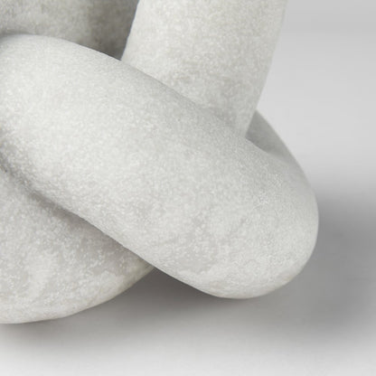 Otto  Granite Resin Small Knot Sculpture Decorative Object
