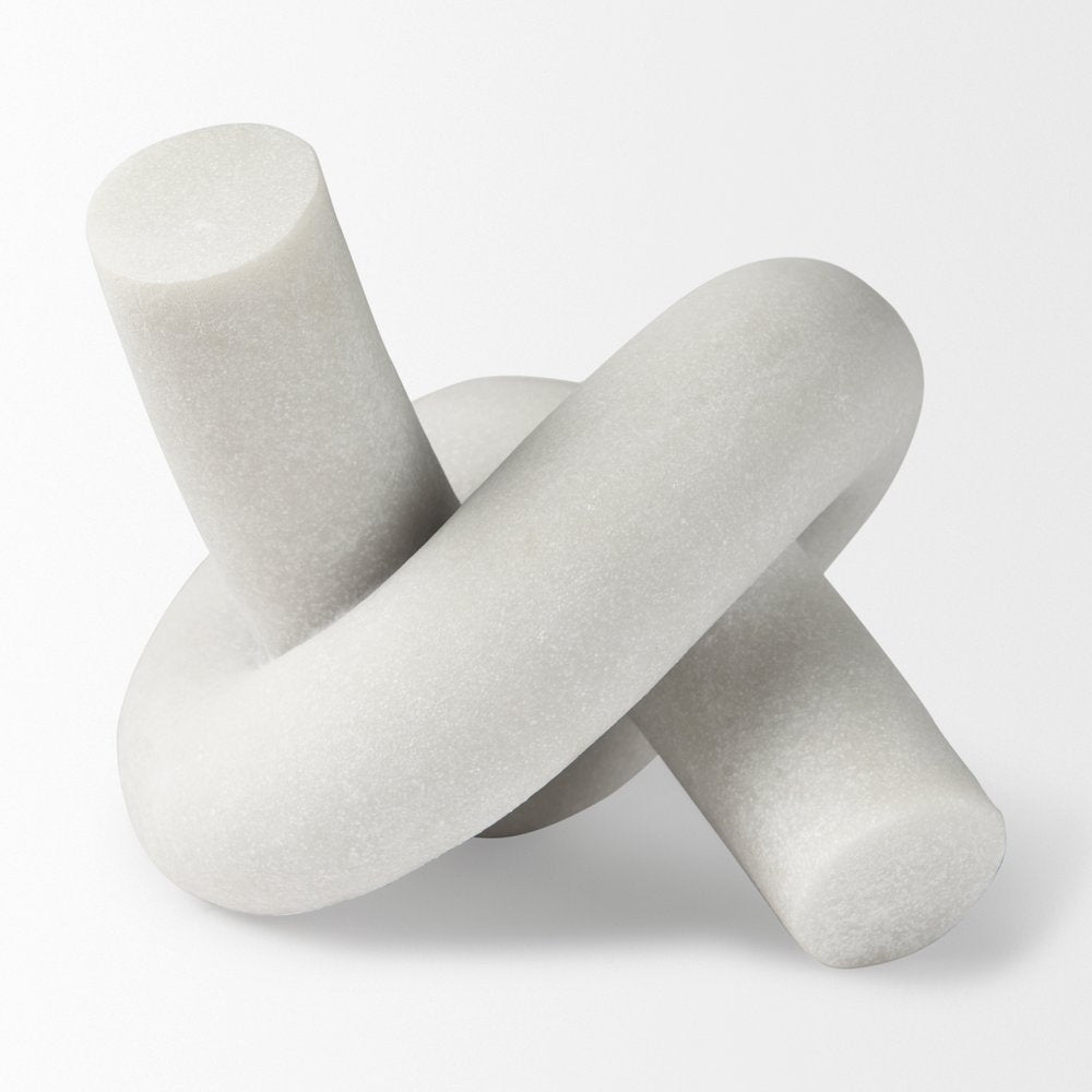 Otto  Granite Resin Large Knot Sculpture Decorative Object