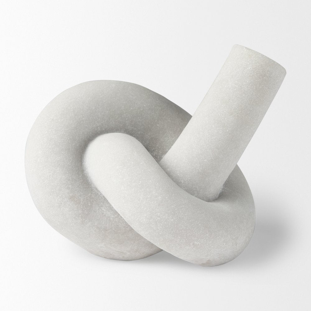 Otto  Granite Resin Large Knot Sculpture Decorative Object