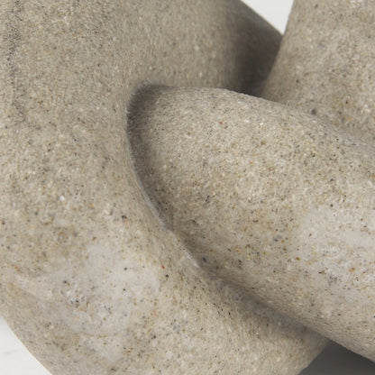 Otto Sandstone Resin Small Knot Sculpture Decorative Object