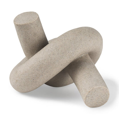 Otto  Sandstone Resin Large Knot Sculpture Decorative Object