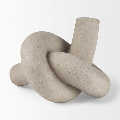Otto  Sandstone Resin Large Knot Sculpture Decorative Object