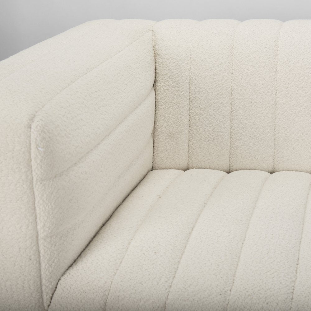 Ricciardo Cream Boucle 3-Seater Sofa