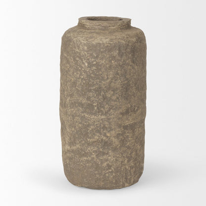 Bala Small Gray Paper Mache Vase