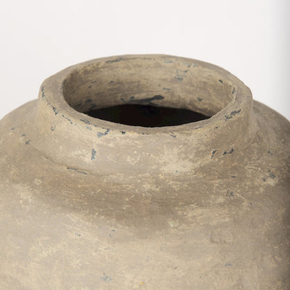 Bala Large Gray Paper Mache Vase