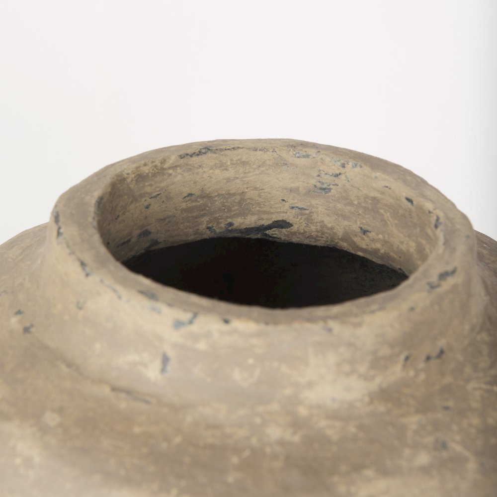 Bala Large Gray Paper Mache Vase