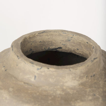 Bala Large Gray Paper Mache Vase