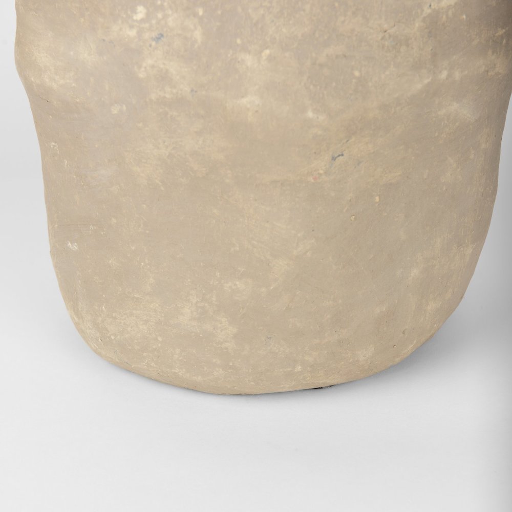 Bala Large Gray Paper Mache Vase