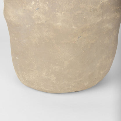 Bala Large Gray Paper Mache Vase