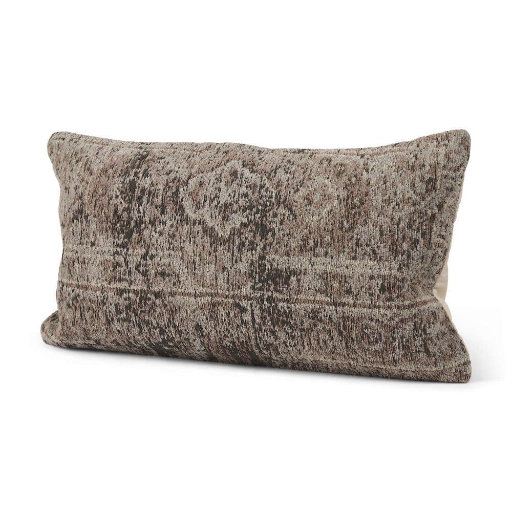 Taupe Lumbar Pillow Cover