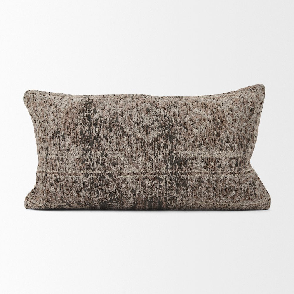 Taupe Lumbar Pillow Cover