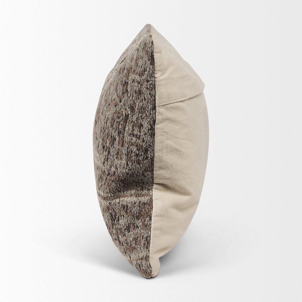 Taupe Lumbar Pillow Cover