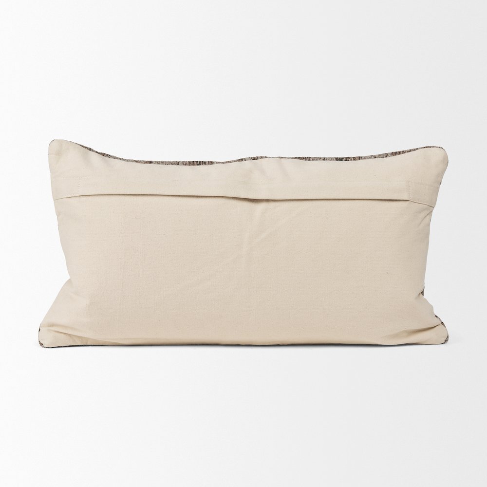 Taupe Lumbar Pillow Cover