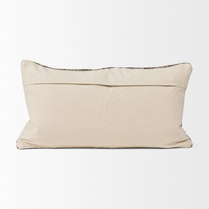 Taupe Lumbar Pillow Cover
