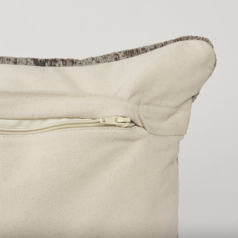 Taupe Lumbar Pillow Cover
