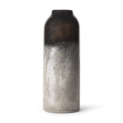 Emu Tall Black Gray Vase
