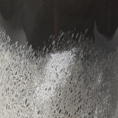 Emu Tall Black Gray Vase