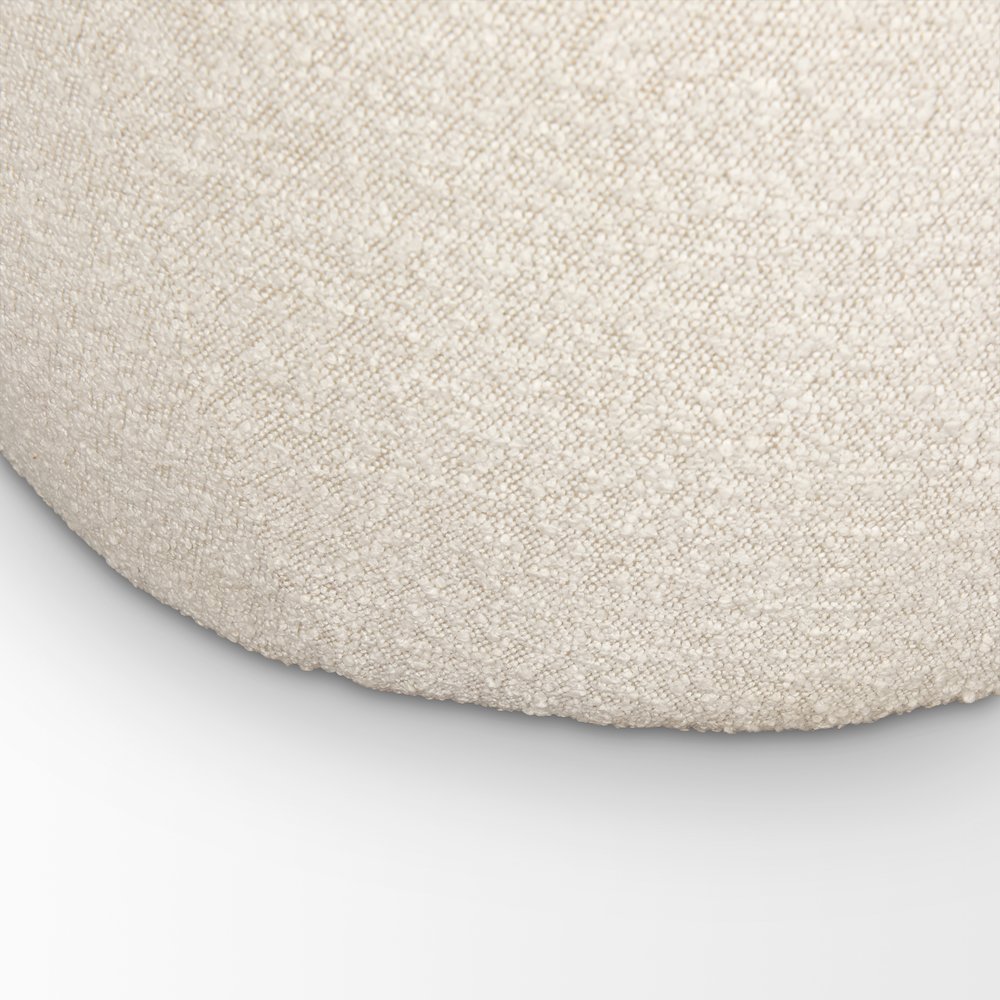 Cream Boucle Accent Chair