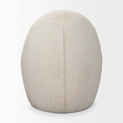 Cream Boucle Accent Chair