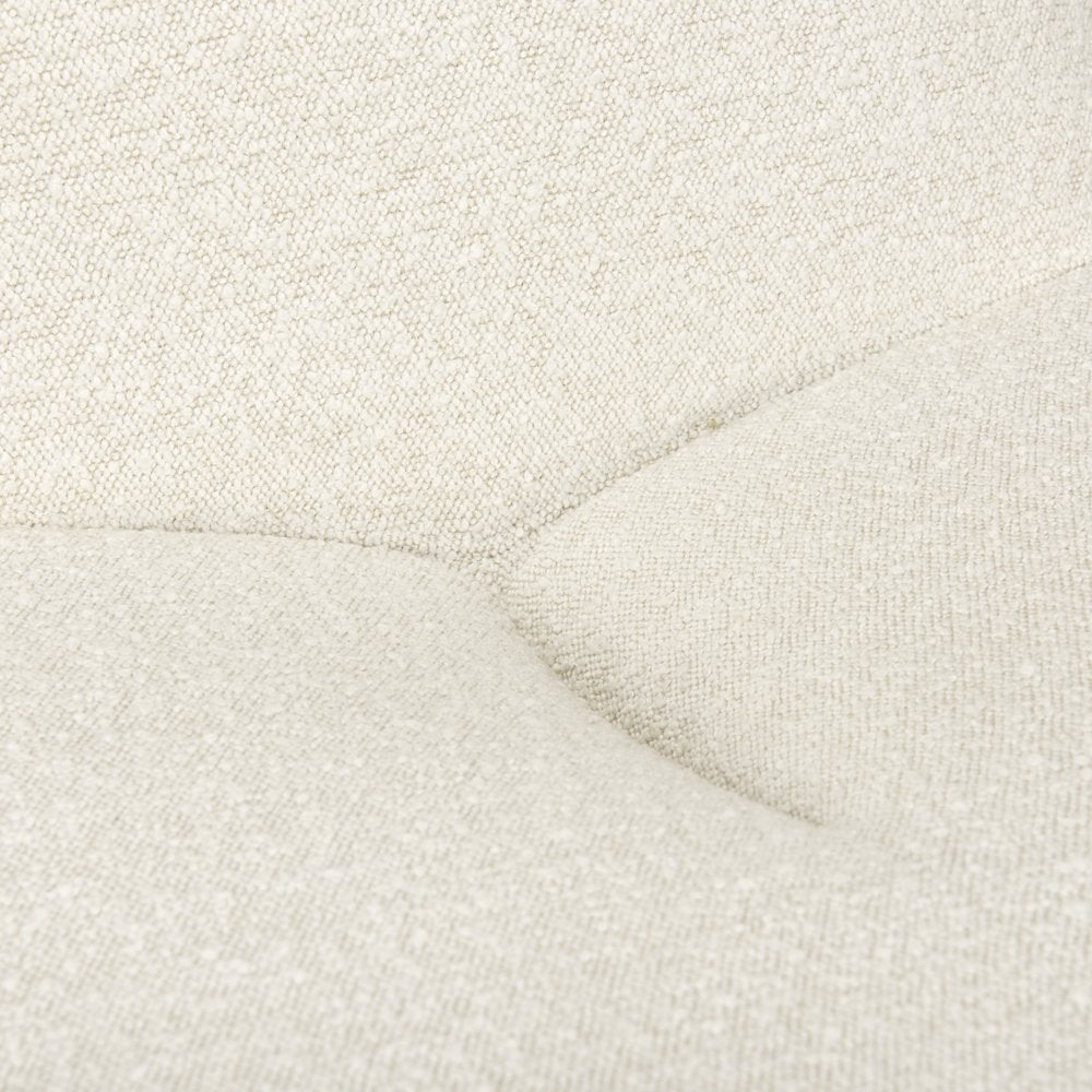 Cream Boucle Accent Chair