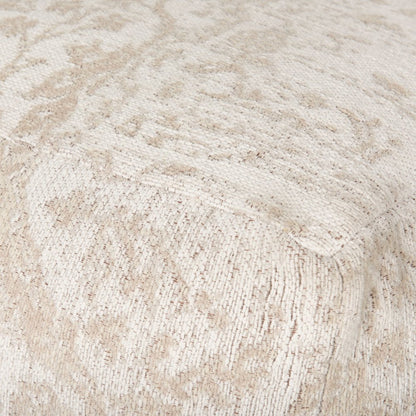 Khloe Small Cream Pouf