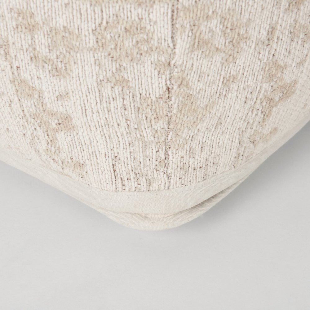 Khloe Small Cream Pouf