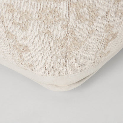 Khloe Small Cream Pouf