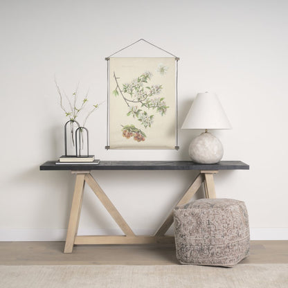 Khloe Small Taupe Pouf