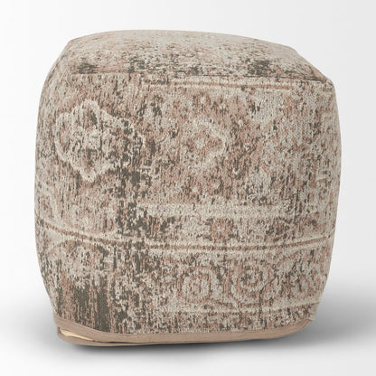 Khloe Small Taupe Pouf