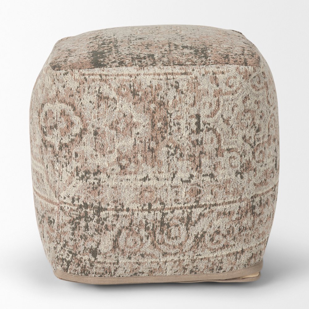 Khloe Small Taupe Pouf
