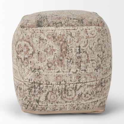 Khloe Small Taupe Pouf