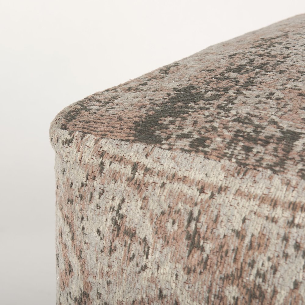 Khloe Small Taupe Pouf
