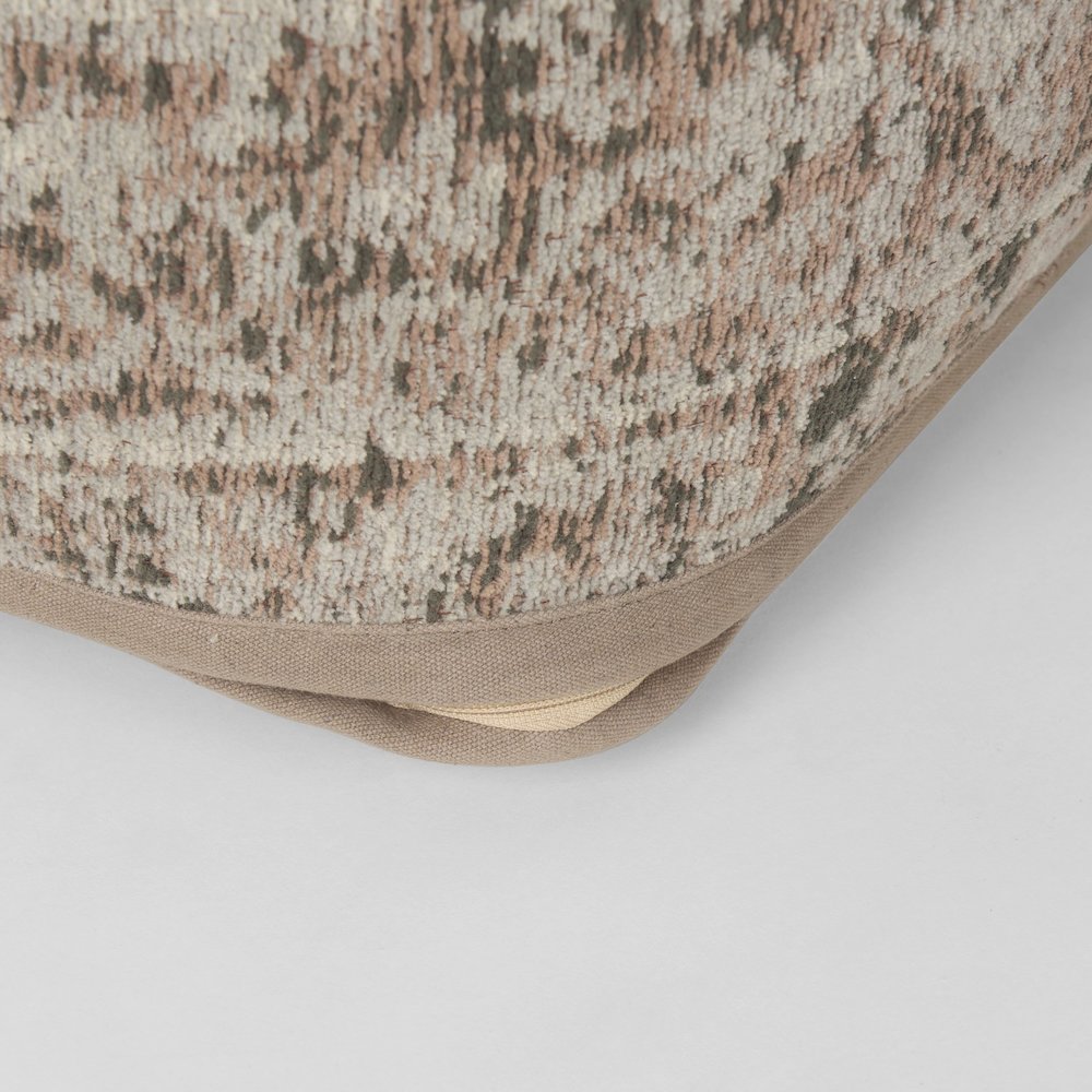 Khloe Small Taupe Pouf