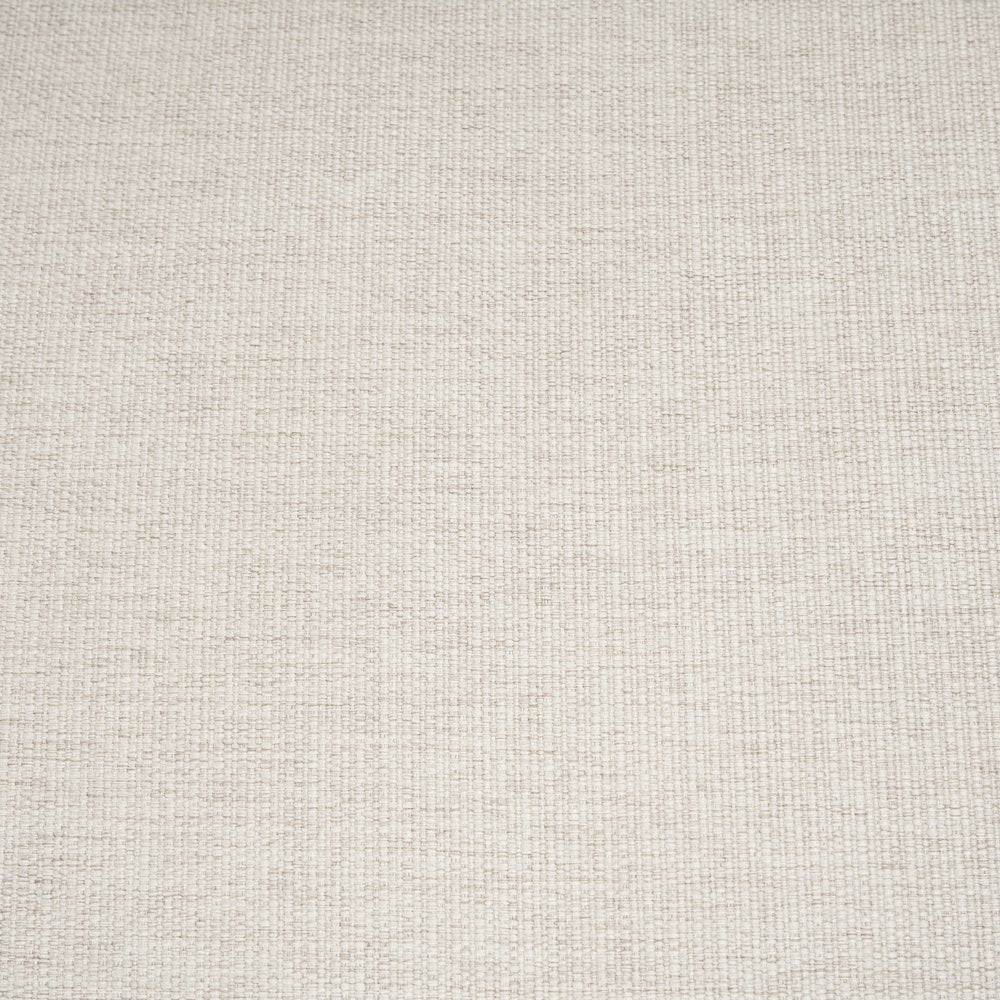 Hale Sofa Medium Brown Wood and Oatmeal Fabric