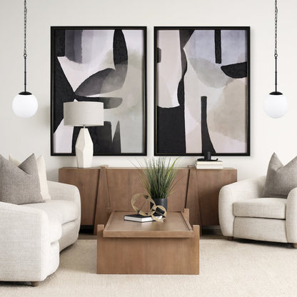 Edie Matte Black Metal Frosted Glass Globe 1-Light Pendant