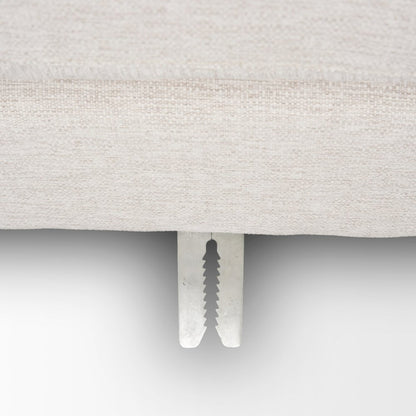 Halston Right Arm Sectional Piece Oatmeal Performance Fabric