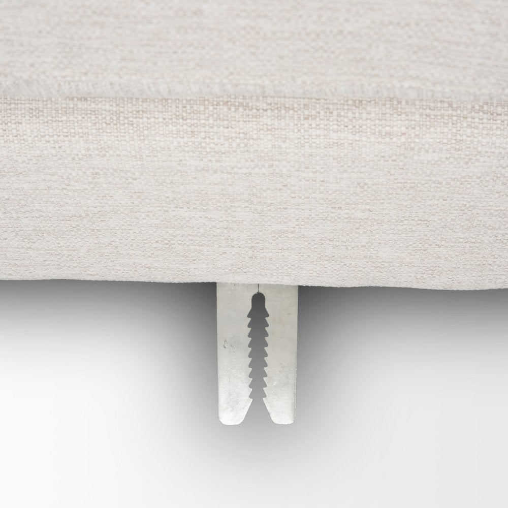 Halston Corner Sectional Piece Oatmeal Performance Fabric