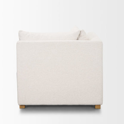Halston Corner Sectional Piece Oatmeal Performance Fabric