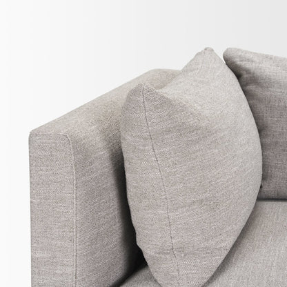 Halston Corner Light Grey Performance Fabric
