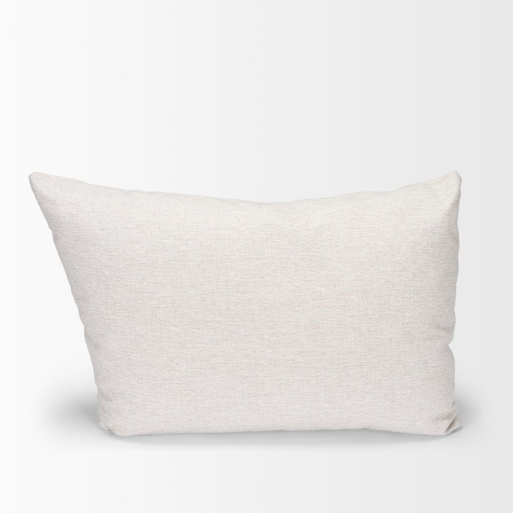 Halston Arm Pillow in Oatmeal Performance Fabric