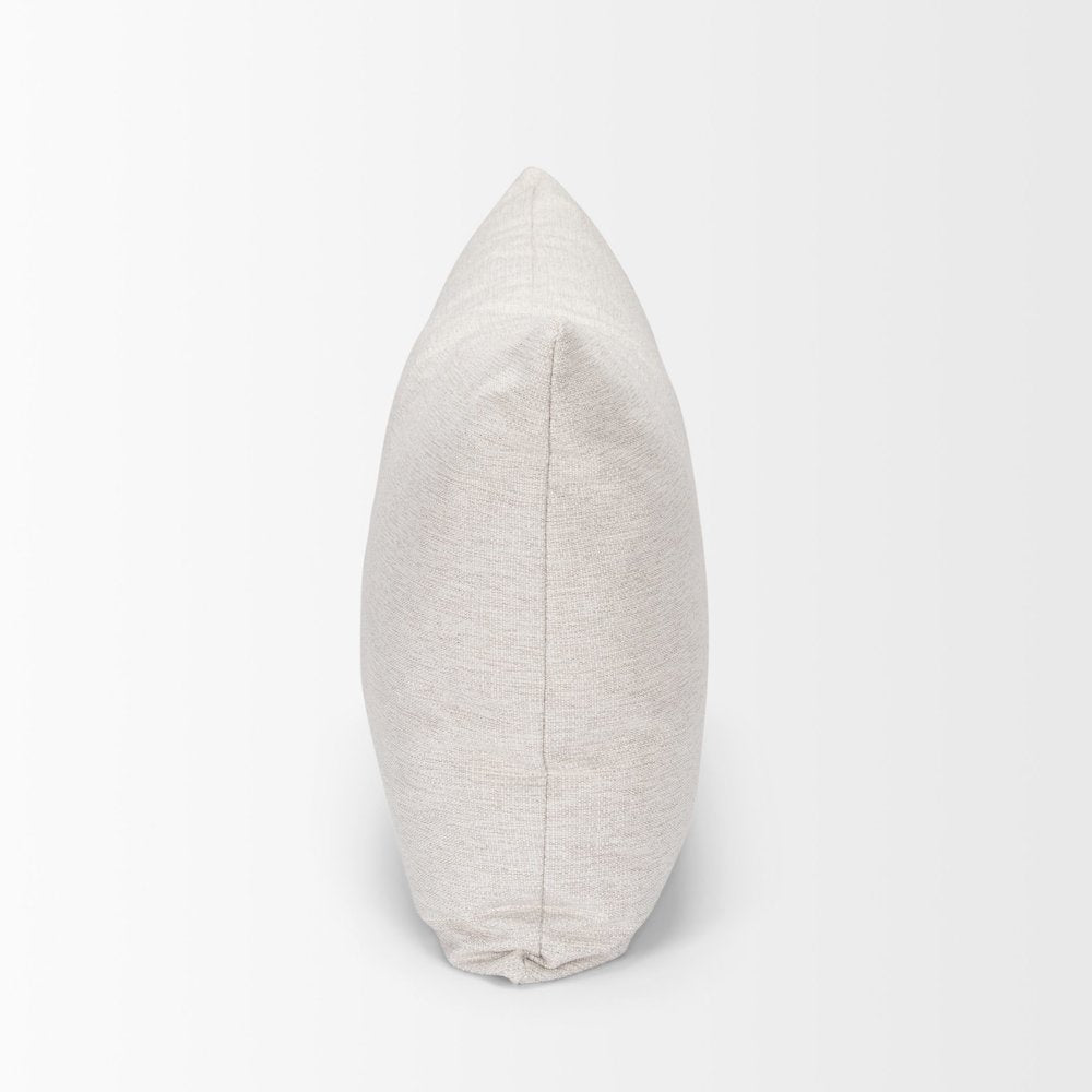 Halston Arm Pillow in Oatmeal Performance Fabric