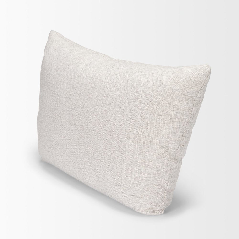 Halston Arm Pillow in Oatmeal Performance Fabric