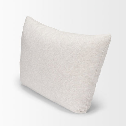Halston Arm Pillow in Oatmeal Performance Fabric