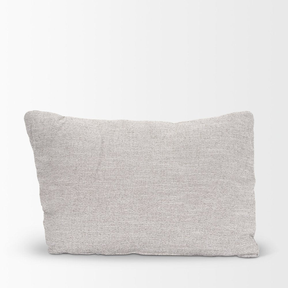 Halston Arm Pillow Light Gray Performance Fabric