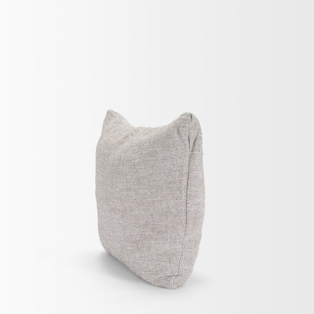 Halston Arm Pillow Light Gray Performance Fabric