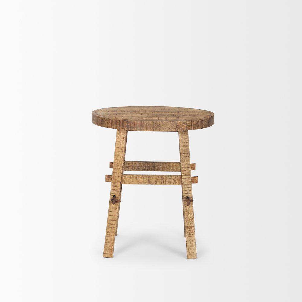 Rosie Small Brown Wood End Table